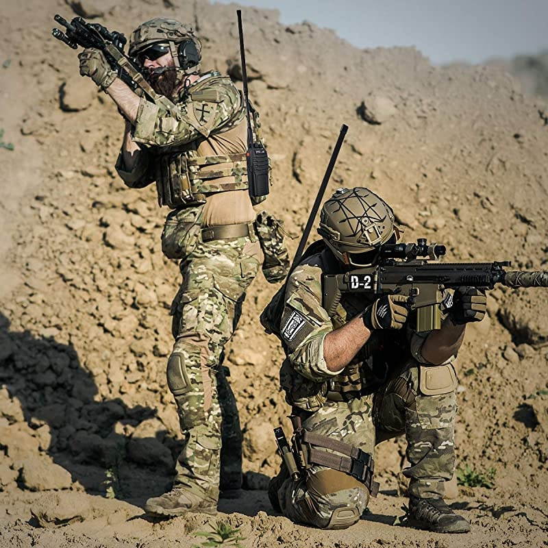 SMA Female CS Tactical Antenna 187inch Foldable 144430MHz 2M70CM TwoWay Radio Antenna for Baofeng UV5R Series BF888S GT3 Kenwood Linton Radio