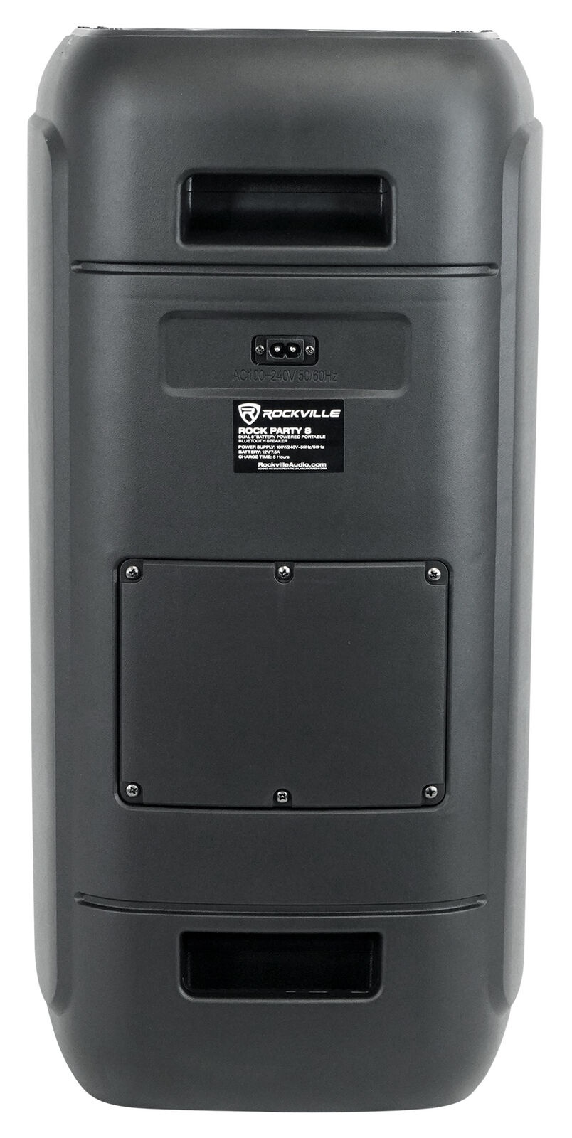 ROCK PARTY 8 Dual 8" Battery Powered Home/Portable Bluetooth Speaker