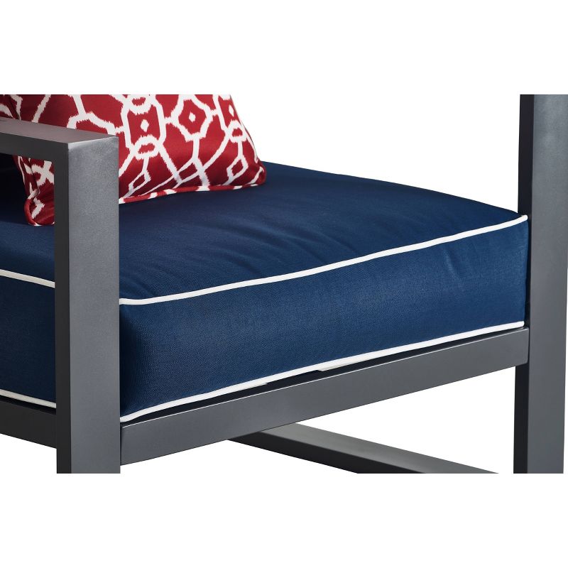 Monterey Outdoor Arm Chair - Gunmetal - Finch