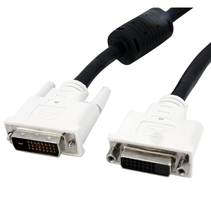 com DVI Extension Cable 10 ft Dual Link Male to Female Cable 2560x1600 DVID Cable Computer Monitor Cable DVI Cord DVIDDMF10
