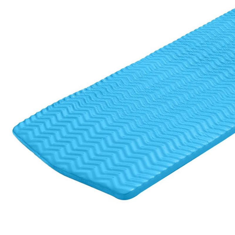 TRC Recreation Serenity 70 Inch Foam Mat Raft Lounger Pool Float, Marina Blue