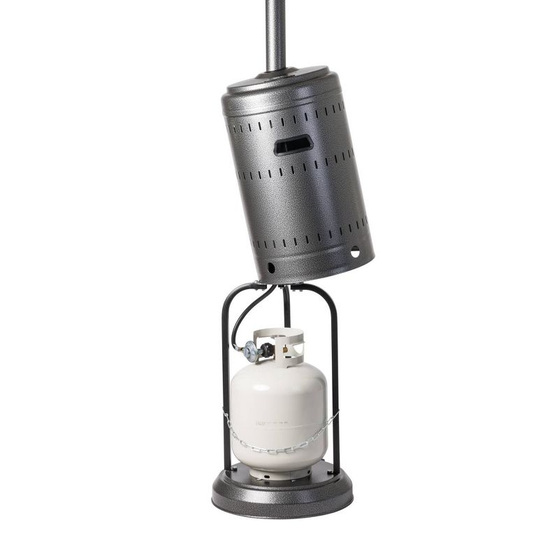 Commercial Patio Heater Hammered Platinum - Fire Sense