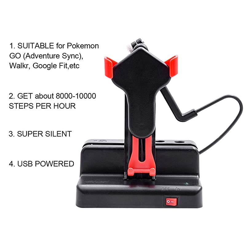 Earn Steps Automatically Phone Shaker Swing MotionUpgrade Non Magnet Silent Shake Wiggle Device PedometersAutomatic Egg Hatcher with ONOff Switch USB Cable