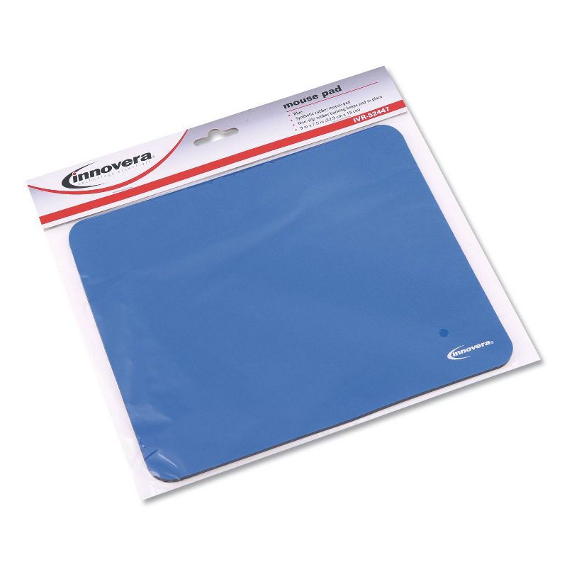Innovera Natural Rubber Mouse Pad - Blue