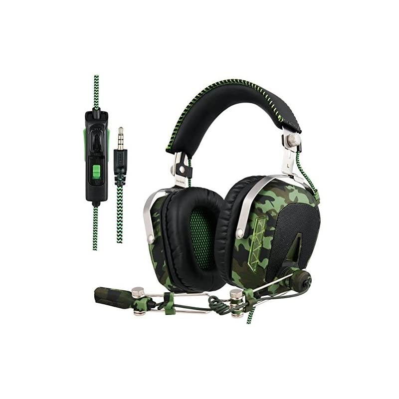 SA926T Xbox One Headset Surround Sound OverEar Headphones Gaming Headsets for Xbox OnePCMac PS4 PhoneLaptop