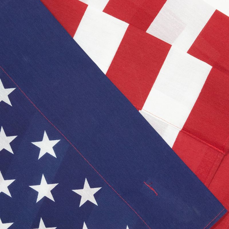 2.5' x 4' American Banner And Flag Pole Set