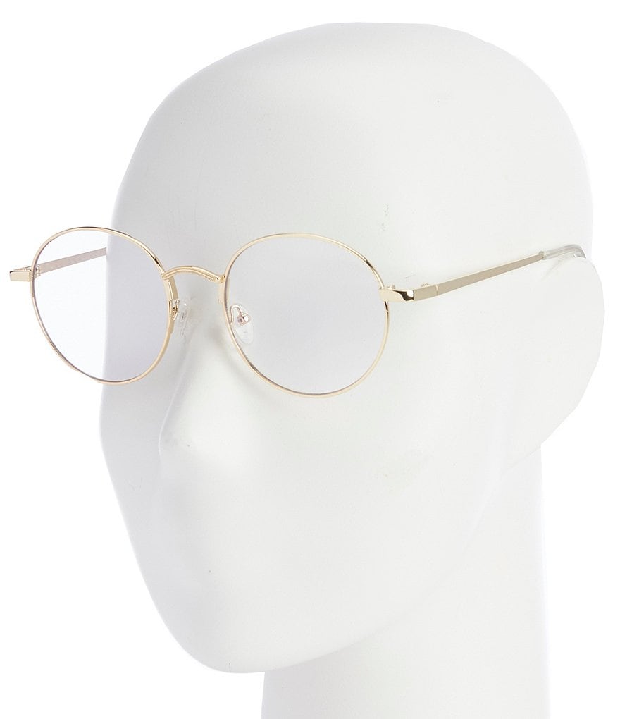 Quay Australia I See You Round Blue Light Glasses