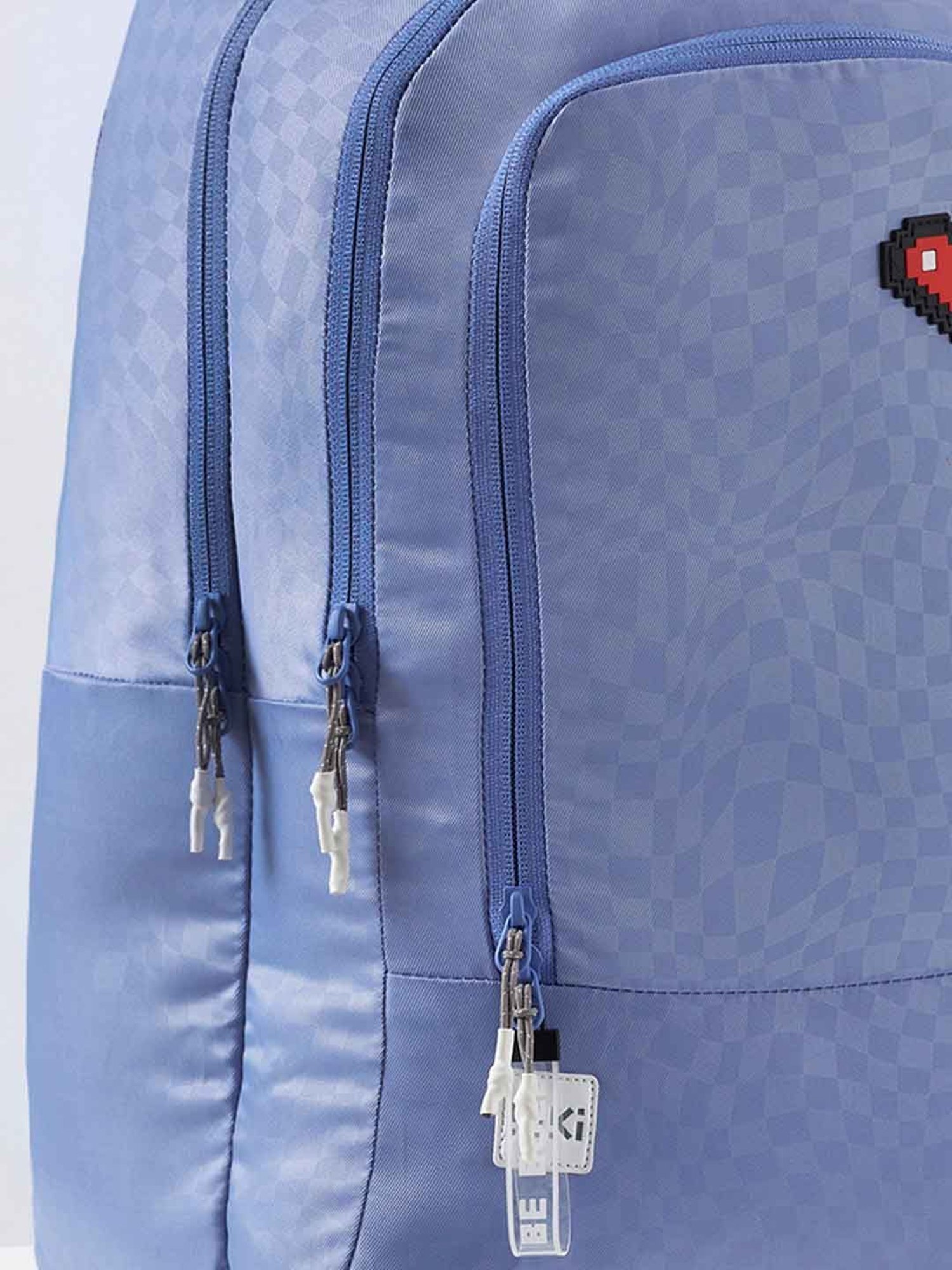 Wiki Back to School 2 Purple Polyester Printed Backpack - 32 Ltrs