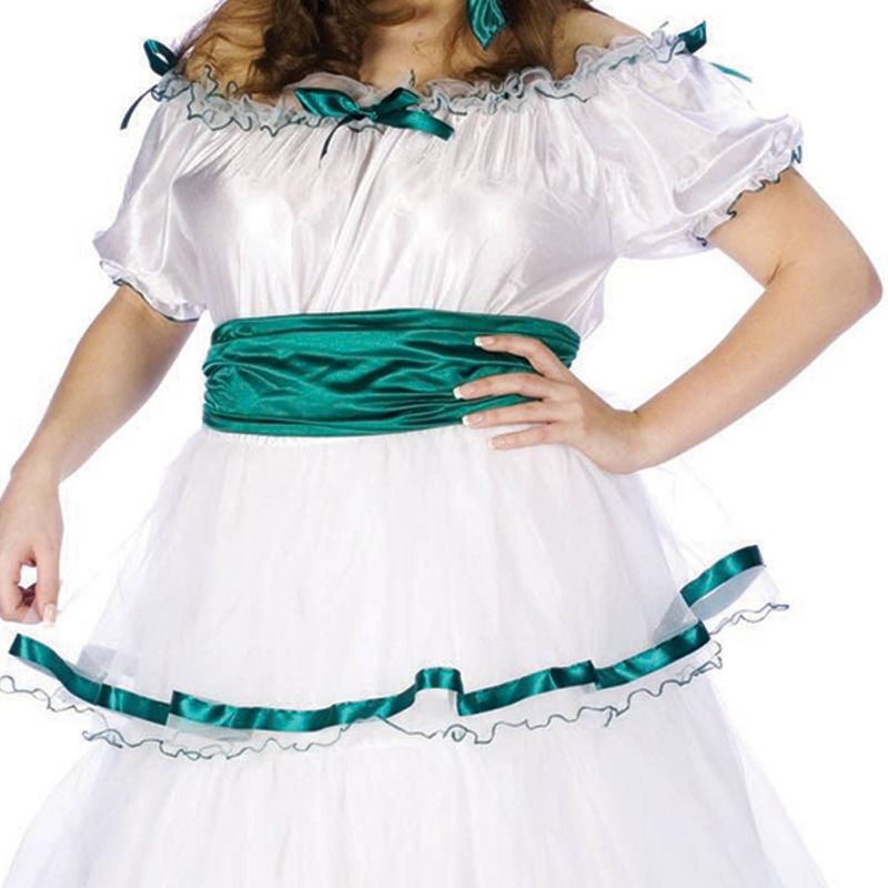 Adult Plus Size Southern Bell Halloween Costume White 2X