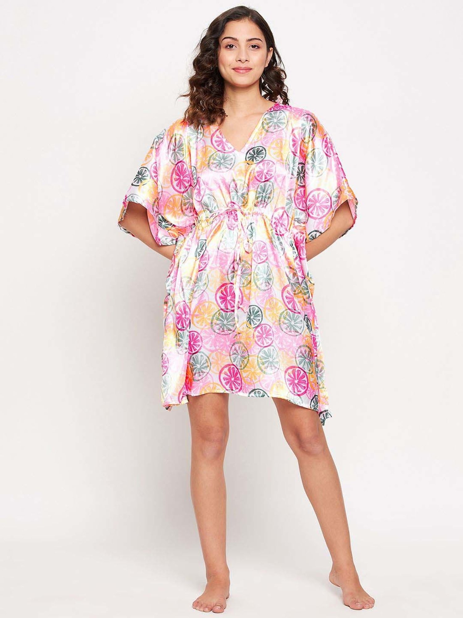 Secrets By ZeroKaata Multicolored Printed Kaftan - Pack Of 2