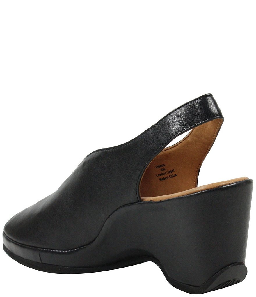L'Amour Des Pieds Odetta Sling Wedge Pumps
