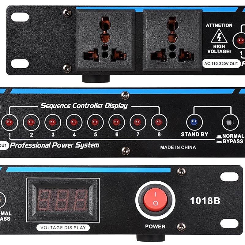 10 Outlets Gtype Rack Mountable 30 Amp Power Conditioner with LED Display