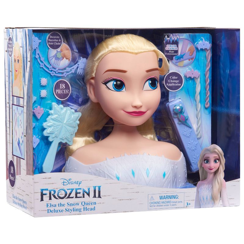 Disney Frozen 2 Deluxe Elsa the Snow Queen Styling Head 17pc