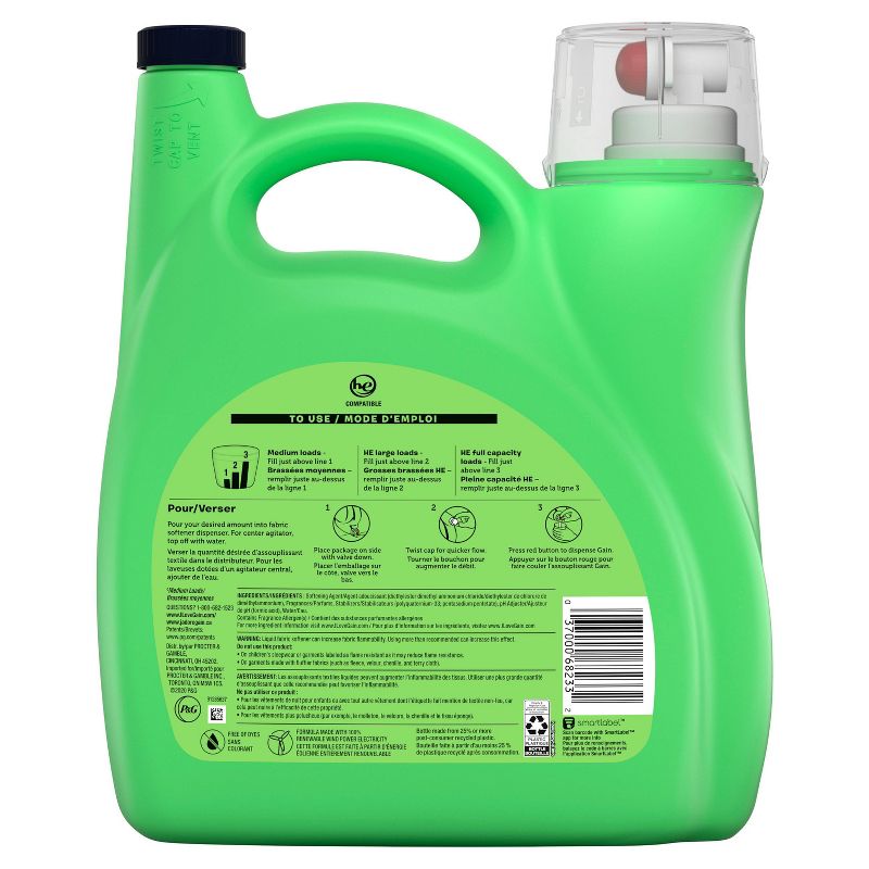 Gain Blissful Breeze Liquid Fabric Conditioner (Fabric Softener) - 150 fl oz 