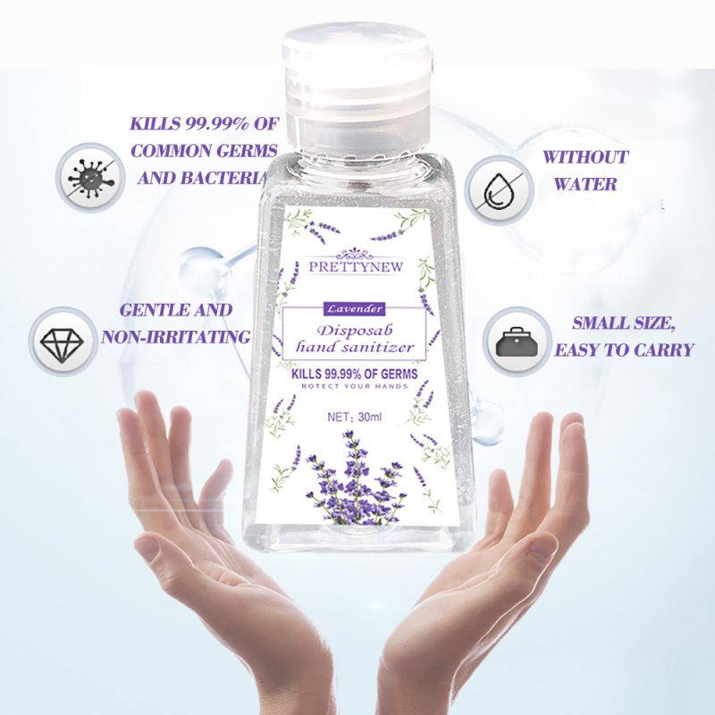 Refreshing Hand Gel Antibac Terial Gel Hand Sanitizer 70ml(Lavender)