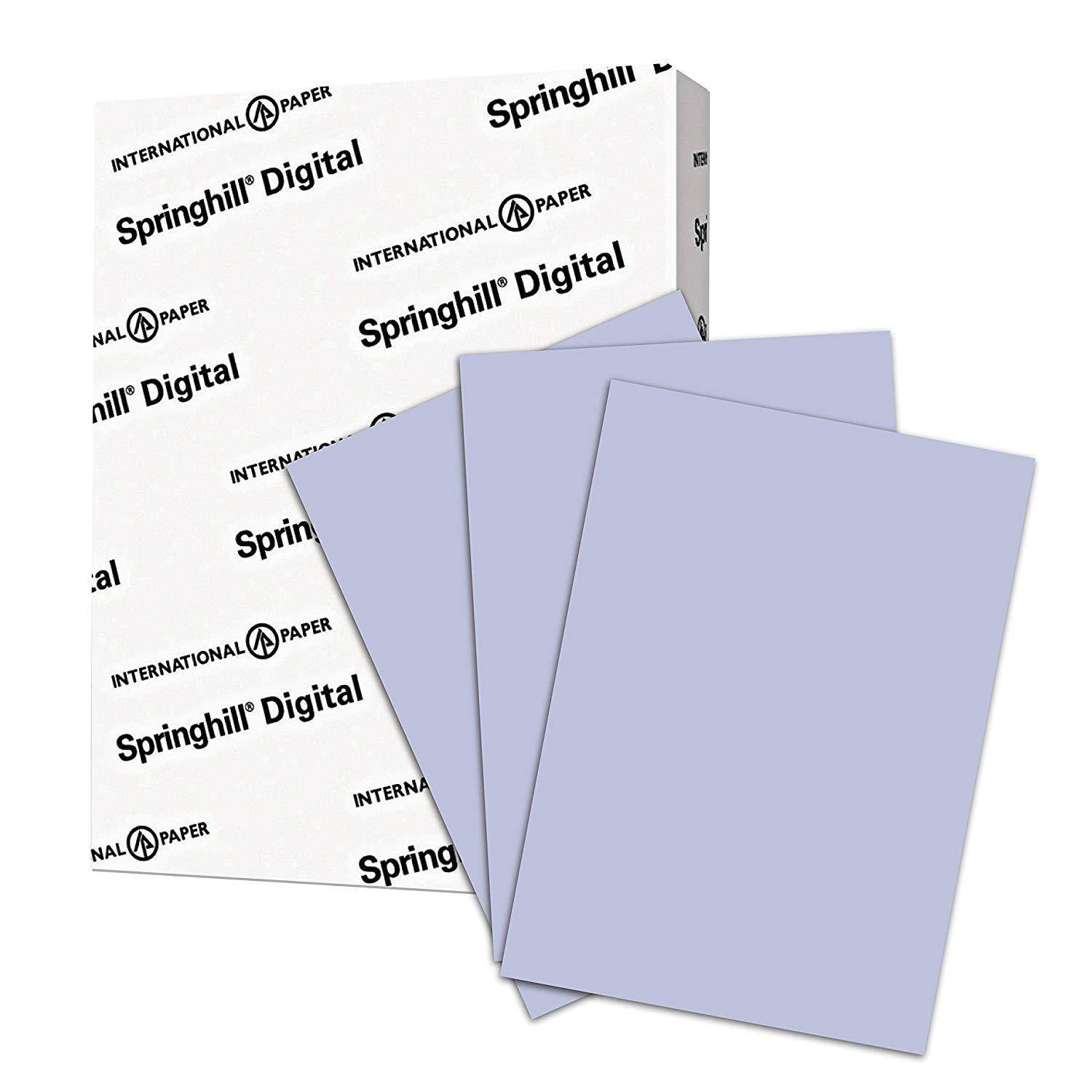 Springhill Colored Paper, Cardstock Paper, Orchid Paper, 67lb, 147gsm, 8.5 x 11, 1 Reams / 250 Sheets - Vellum Card Stock, Thick Paper (057000R)