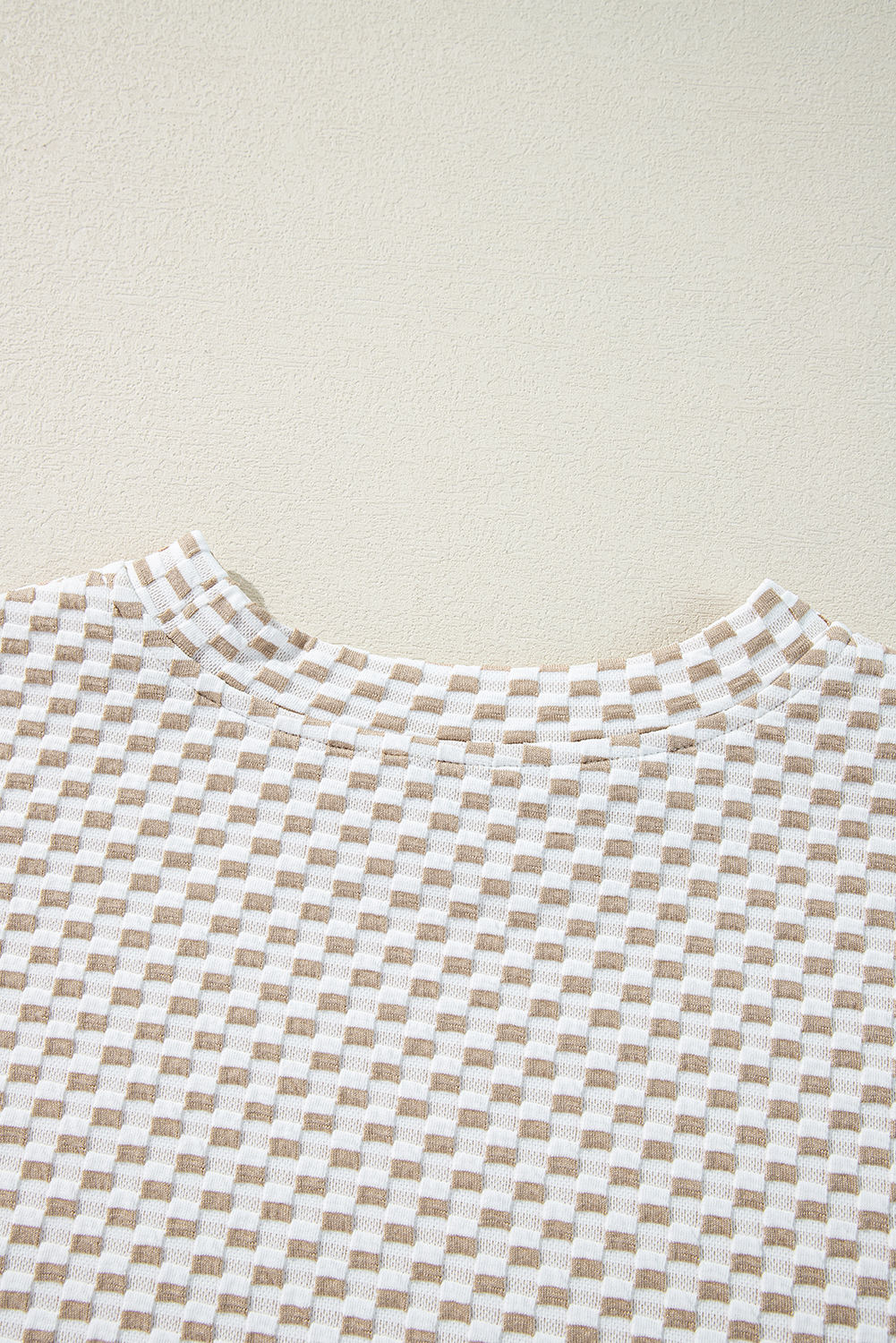 Skobeloff Textured Ruffle Split Top and Drawstring Shorts Set