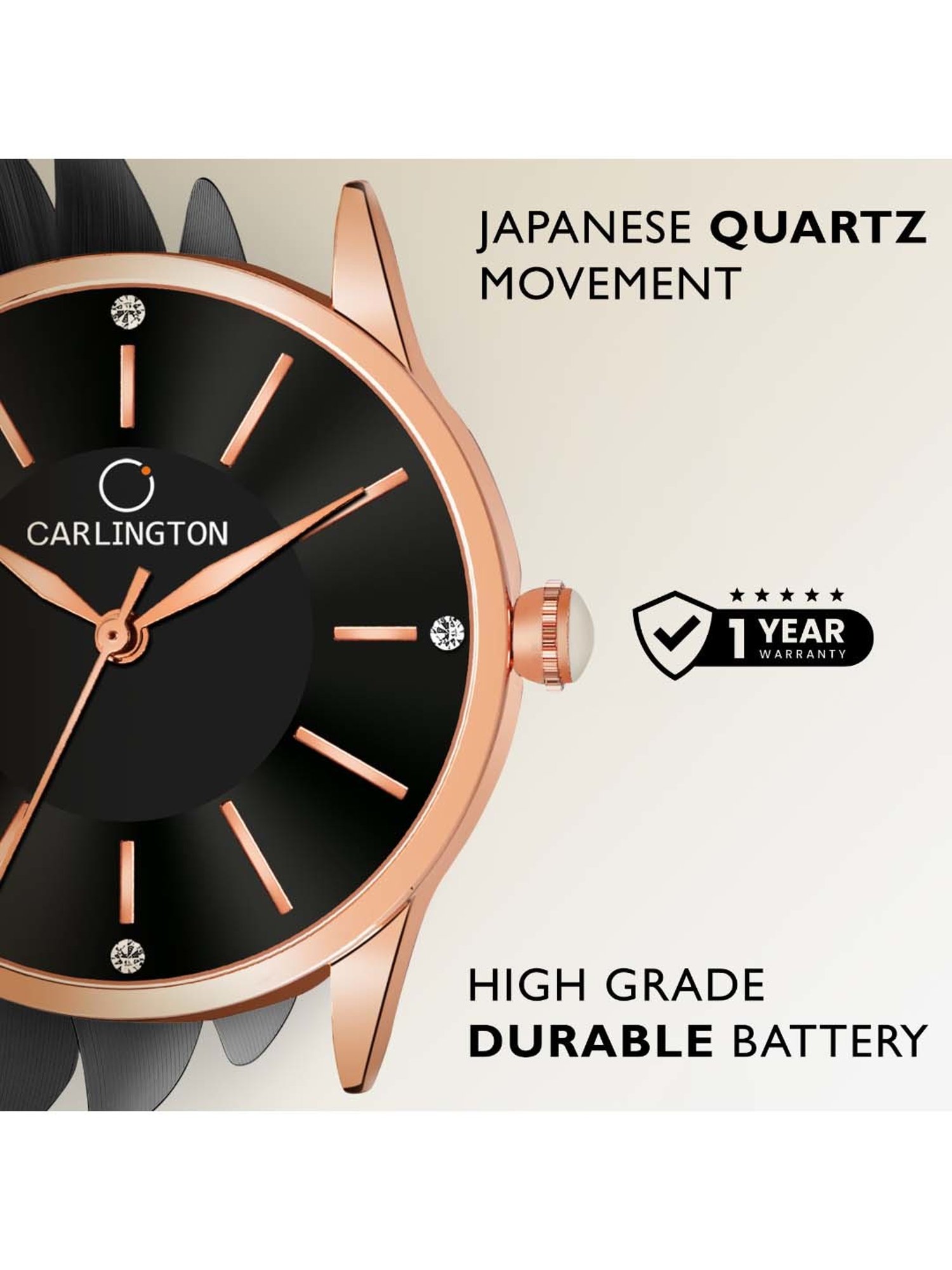 CARLINGTON CT 2004 Analog Watch for Women