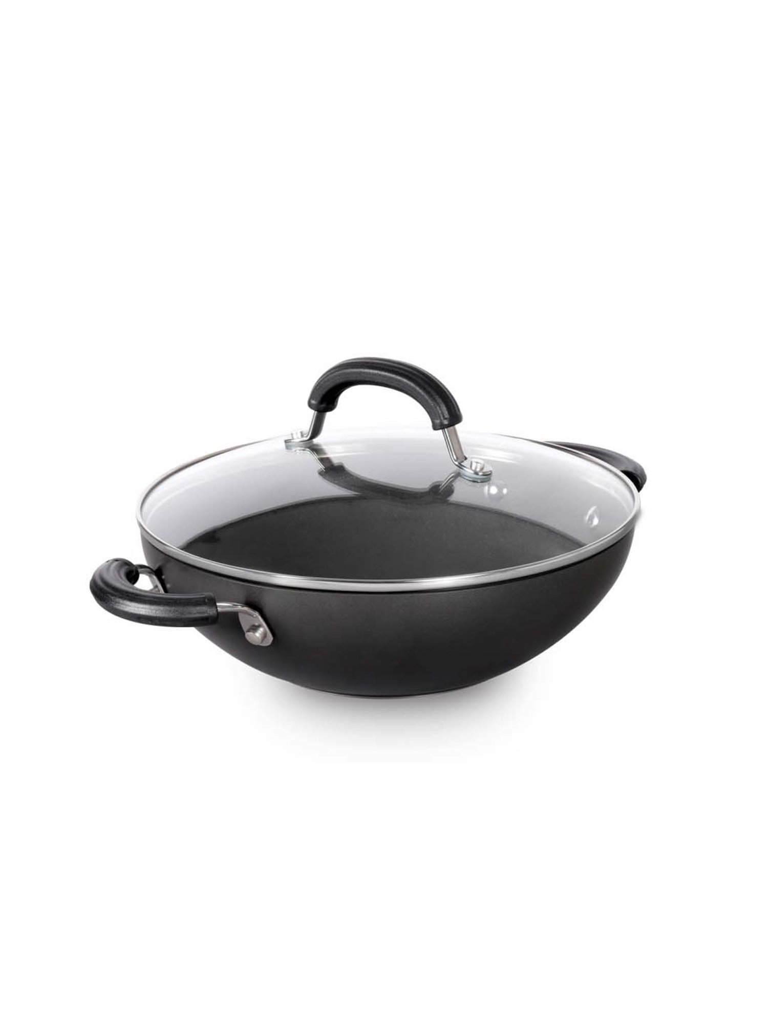 Circulon Origins 30cm Non-Stick + Hard Anodized Kadai/Wok With Lid