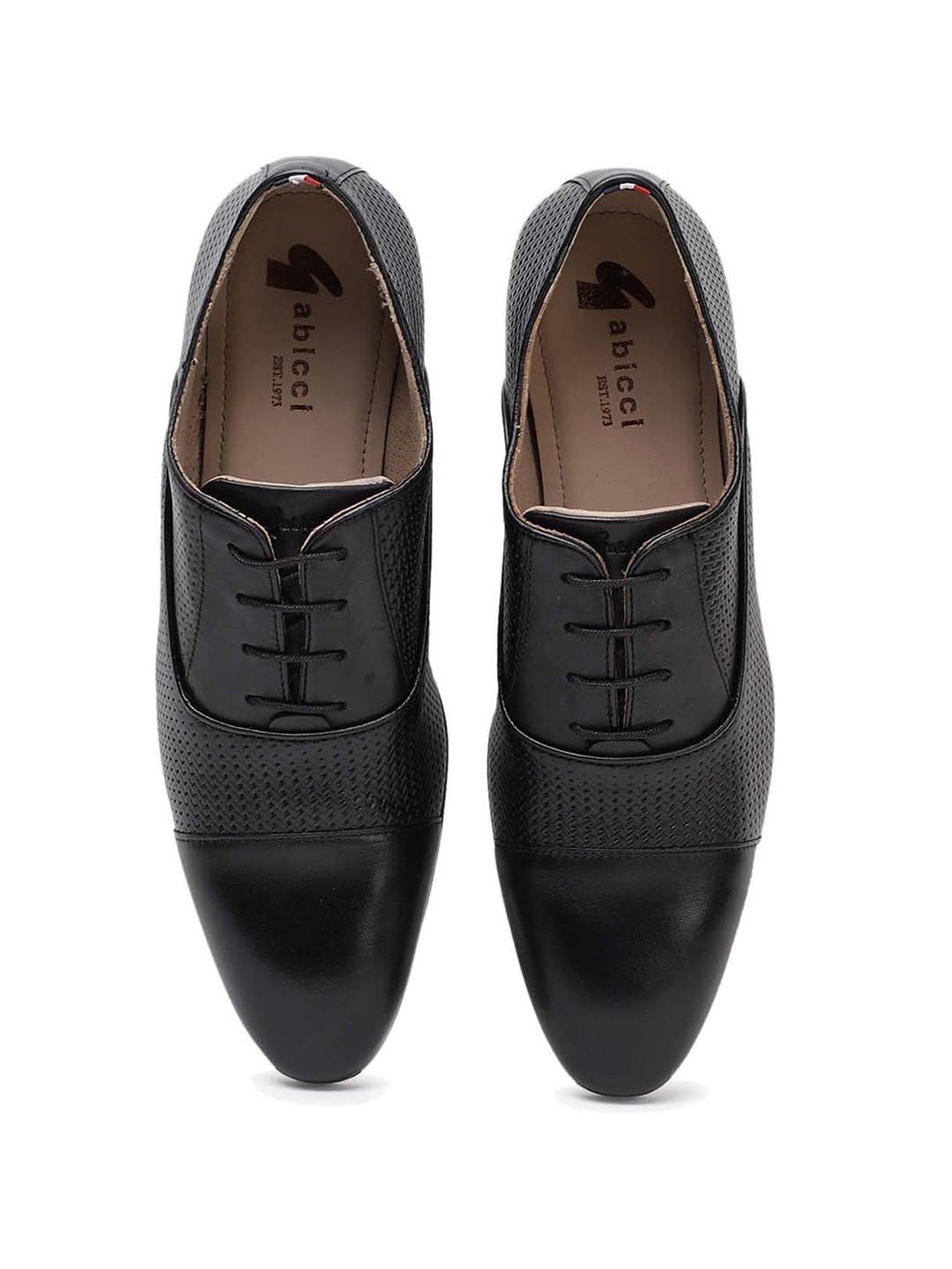 Gabicci Men's Black Oxford Shoes