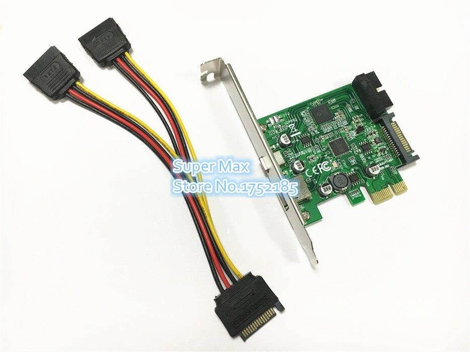 USB Type-C + USB Changing Port +19pin USB header PCI-e Card Desktop PCI Express to USB Adapter card for MACPRO OSX 10.9