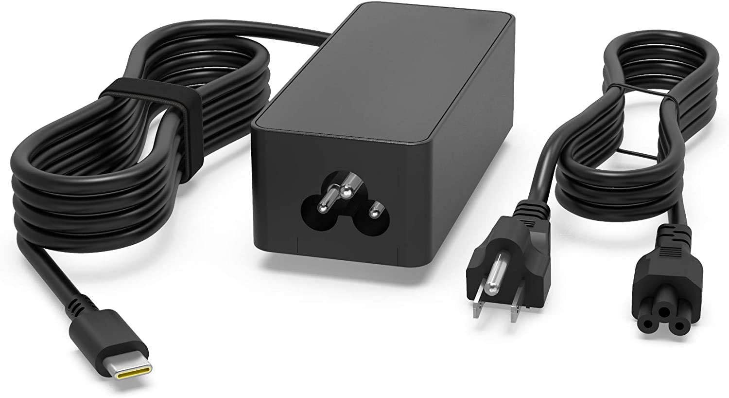 USB C Type C Chromebook Charger Fit for Dell Chromebook 3100 3400 5190 3380 2-in-1 P29T P28T AC Laptop Power Supply Adapter Cord