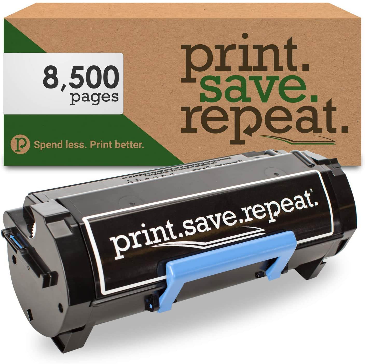 Print.Save.Repeat. Dell M11XH High Yield Toner Cartridge for B2360, B3460, B3465 [8,500 Pages]