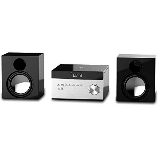 gpx desktop hifi home audio cd player & digital am/fm radio stereo sound system