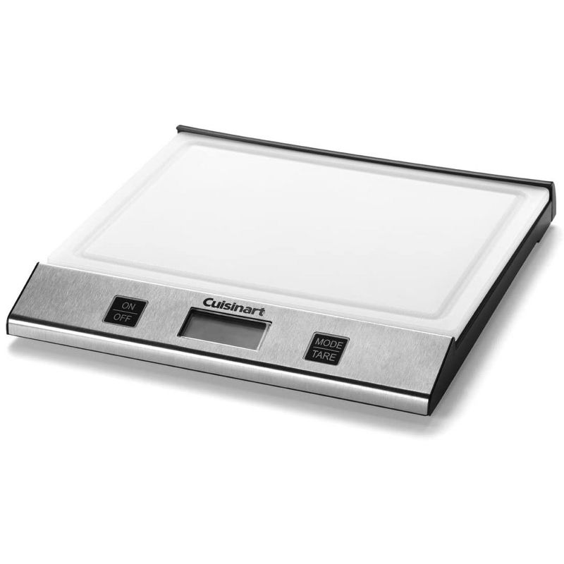 Cuisinart KML-9 DualPro Contemporary Stainless Steel 25 Pound Battery Powered Digital Kitchen Meal Food Weight Scale with Removable Weighing Platform