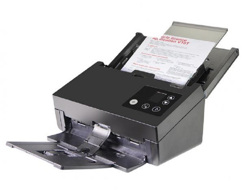 Avision - AD370 : Color Duplex Document Scanner 70ppm/140ipm, Up to 100 pages ADF, Daily duty cycle up to 15,000 sheets, USB 3.1, WiFi, 236" Long Page Scanning, Color, and Graphical LCD Display