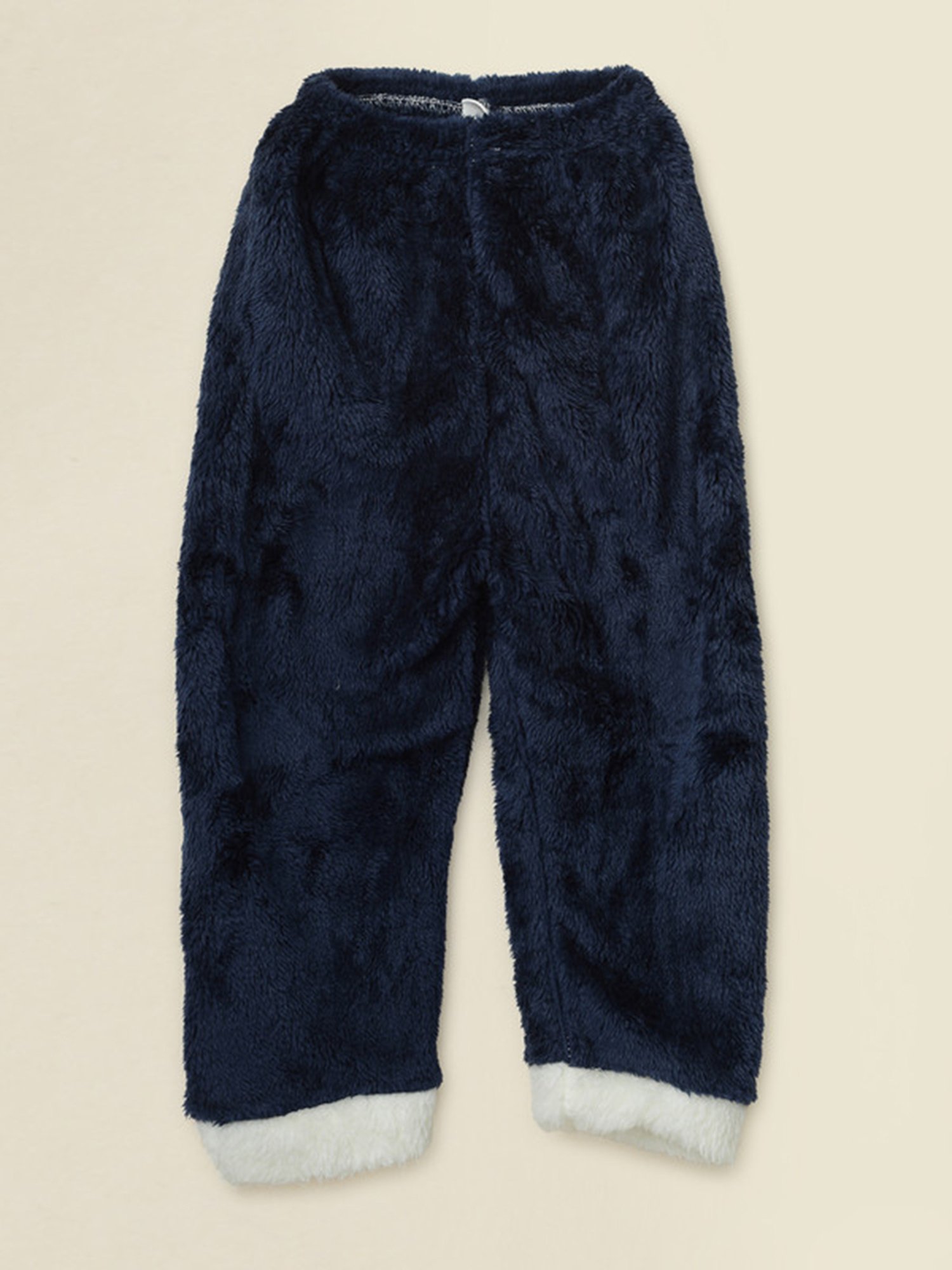 NEUDIS Girls Navy Solid Full Sleeves Sweatshirt with Trousers