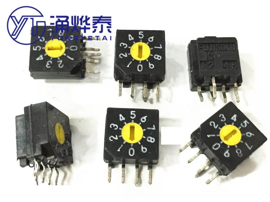 DRR3010 rotary switch 0-9 vertical 10-bit 8421C coding switch free shippping