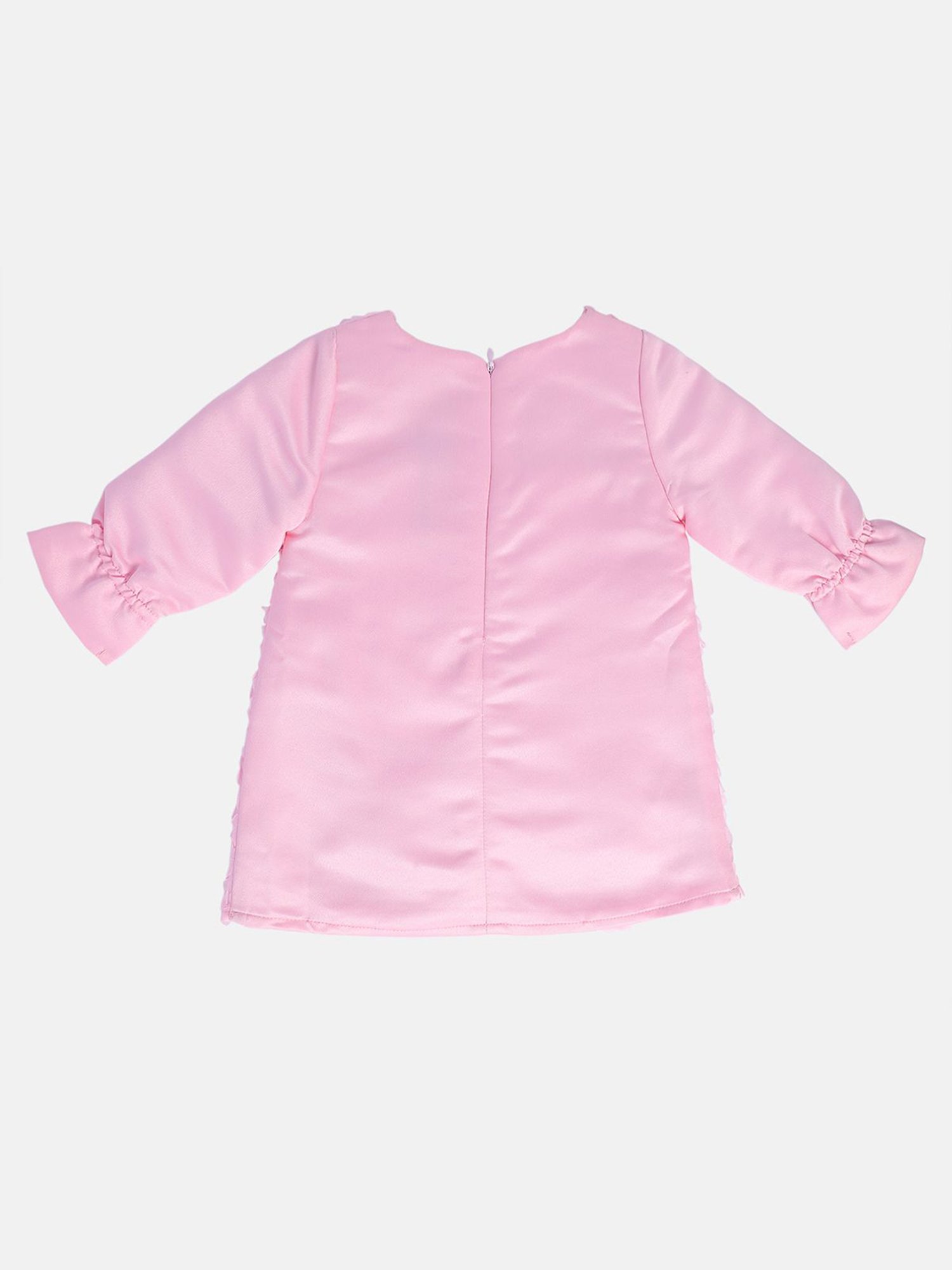 Nauti Nati Kids Blue Embroidered Dress