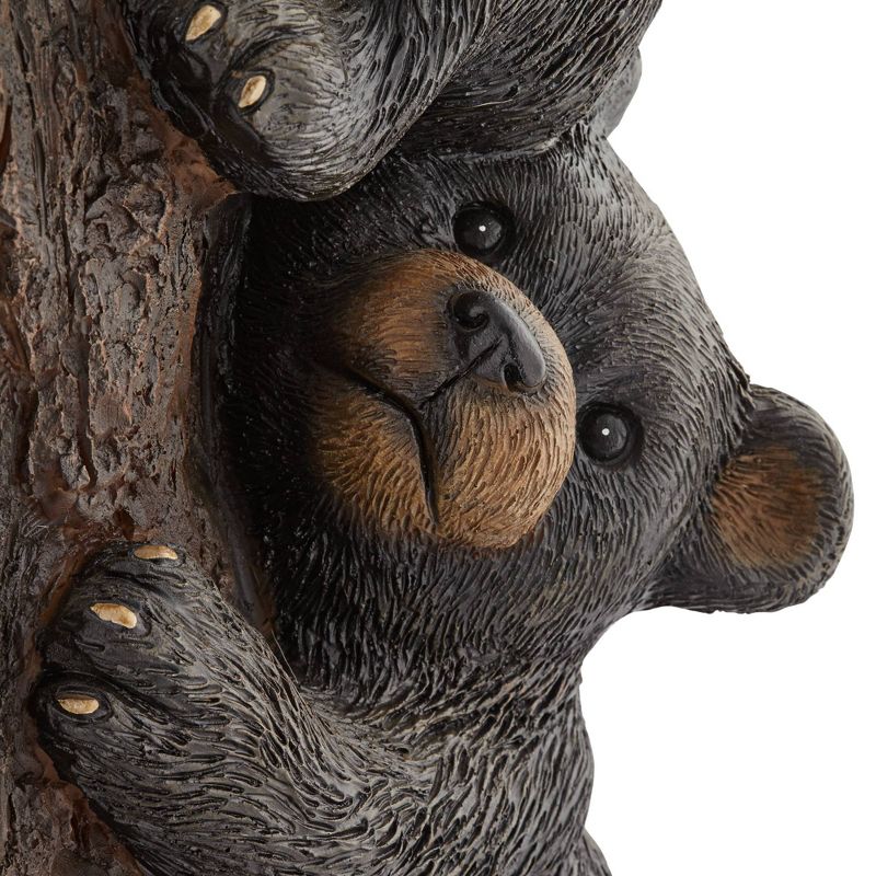 John Timberland Bears on Log 28 1/2" High Rustic LED Bubbler Fountain