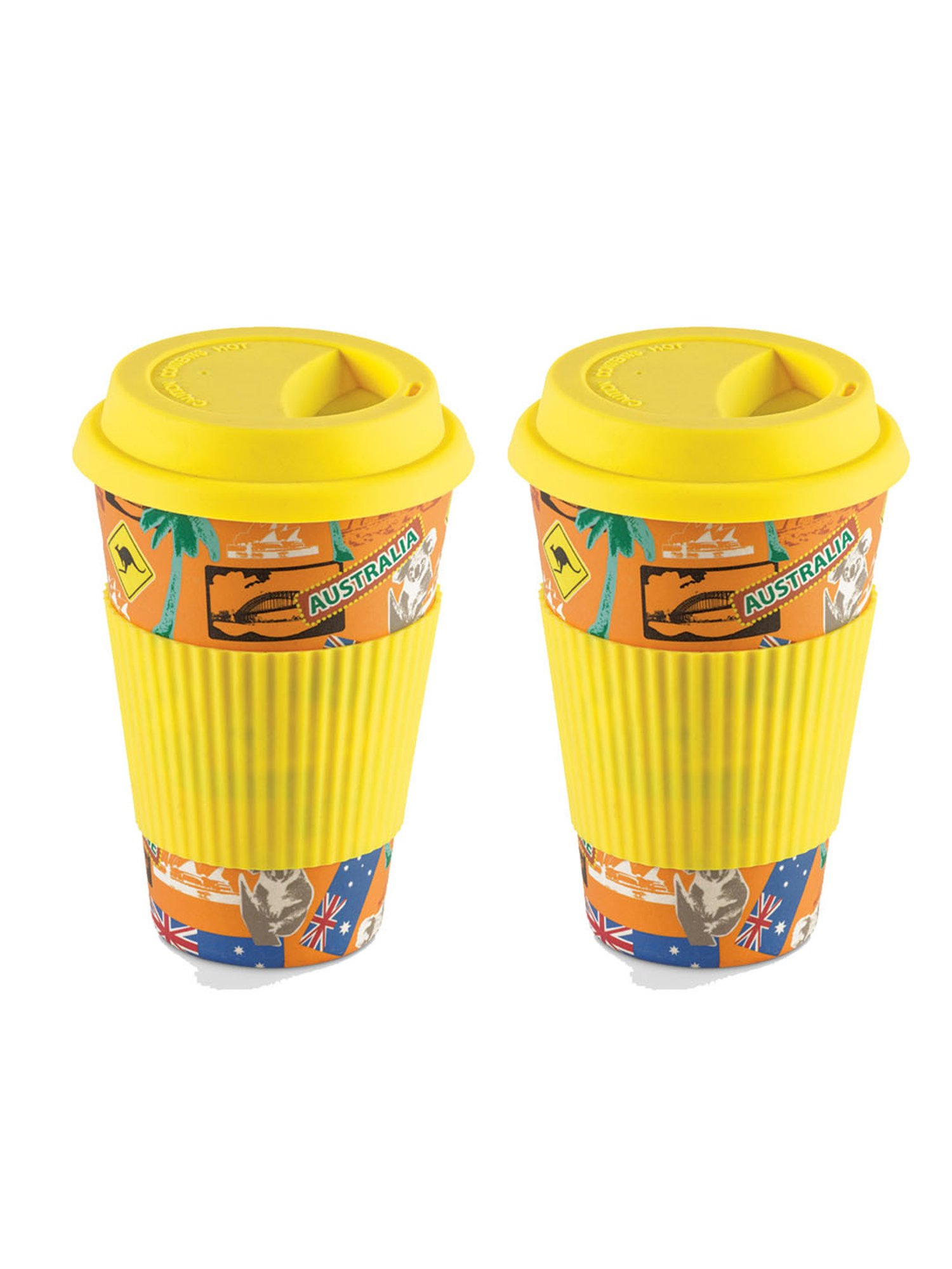 Freelance Yellow Bamboo Set of 1 Mugs