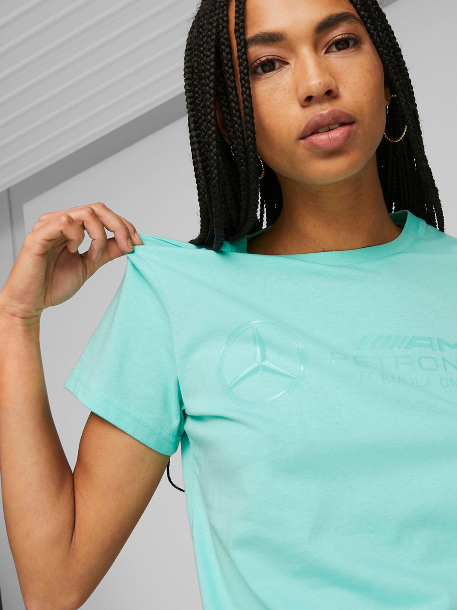 Puma Mercedes Amg Petronas Ess Logo Regular Fit T-Shirt