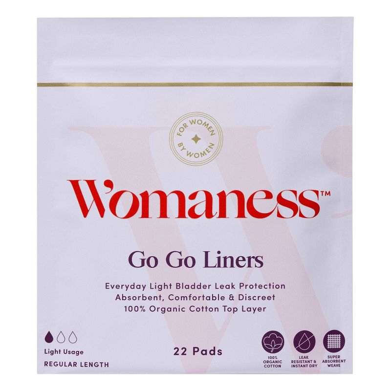 Womaness Go Go Panty Liner - 22ct