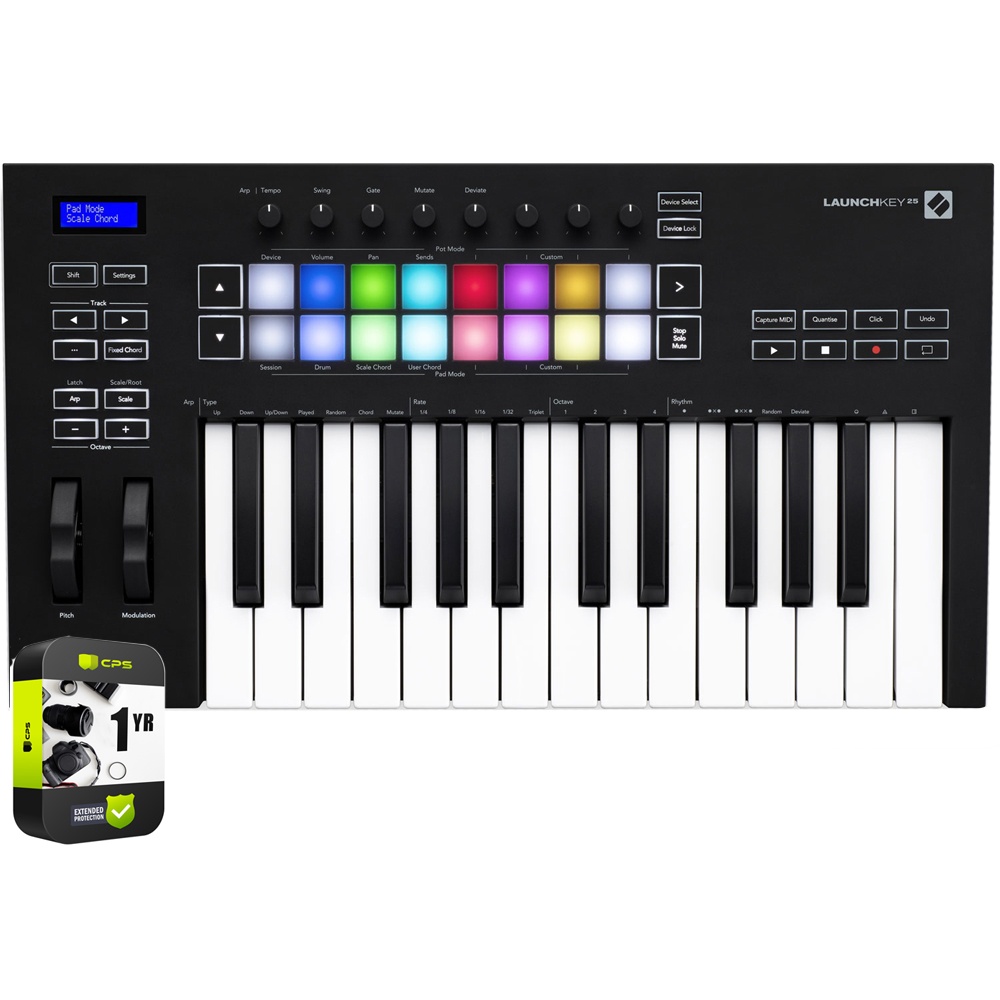 Novation Launchkey 25 USB Keyboard Controller for Ableton Live with Warranty