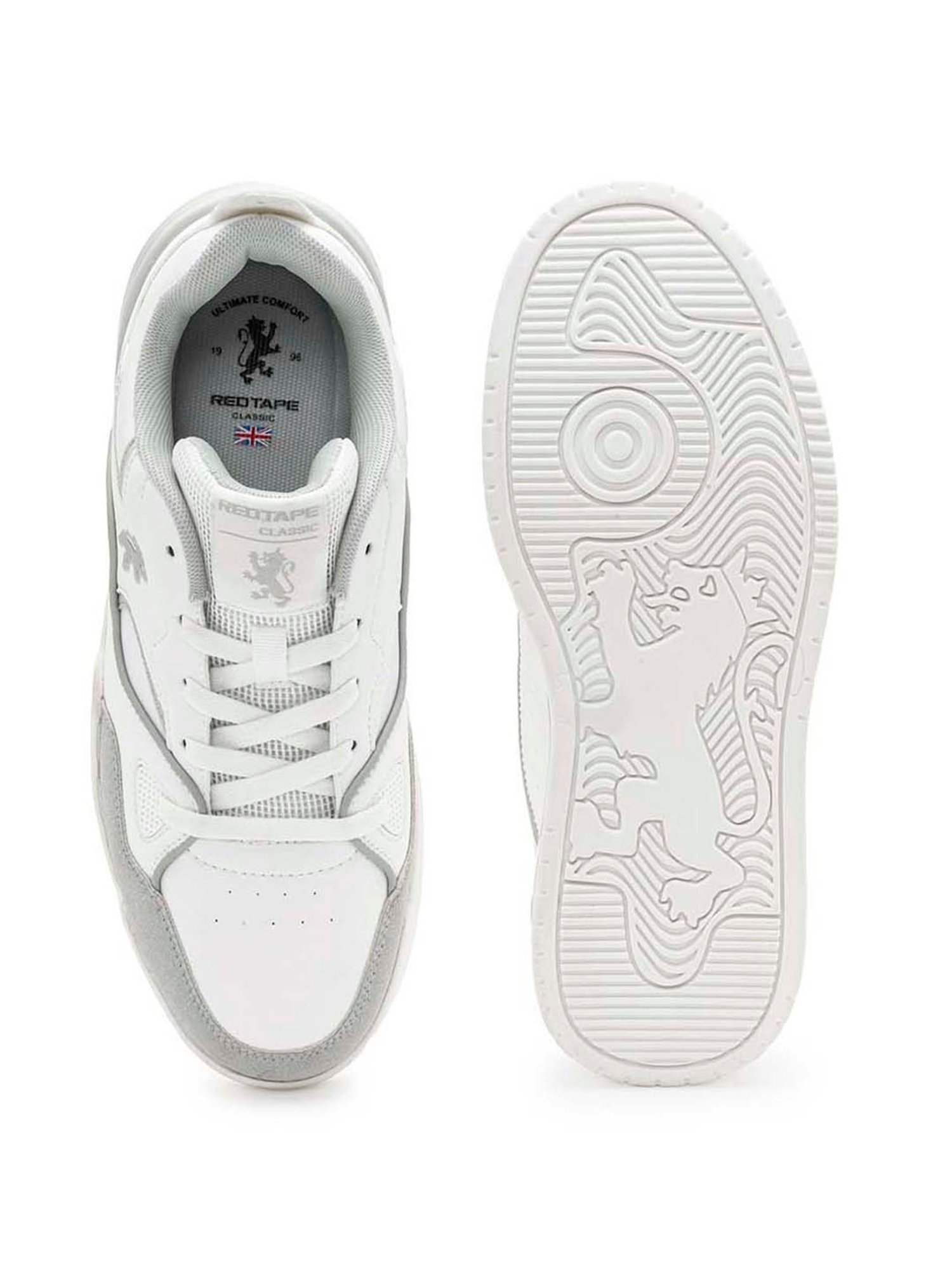 Red Tape Men's Grey Casual Sneakers