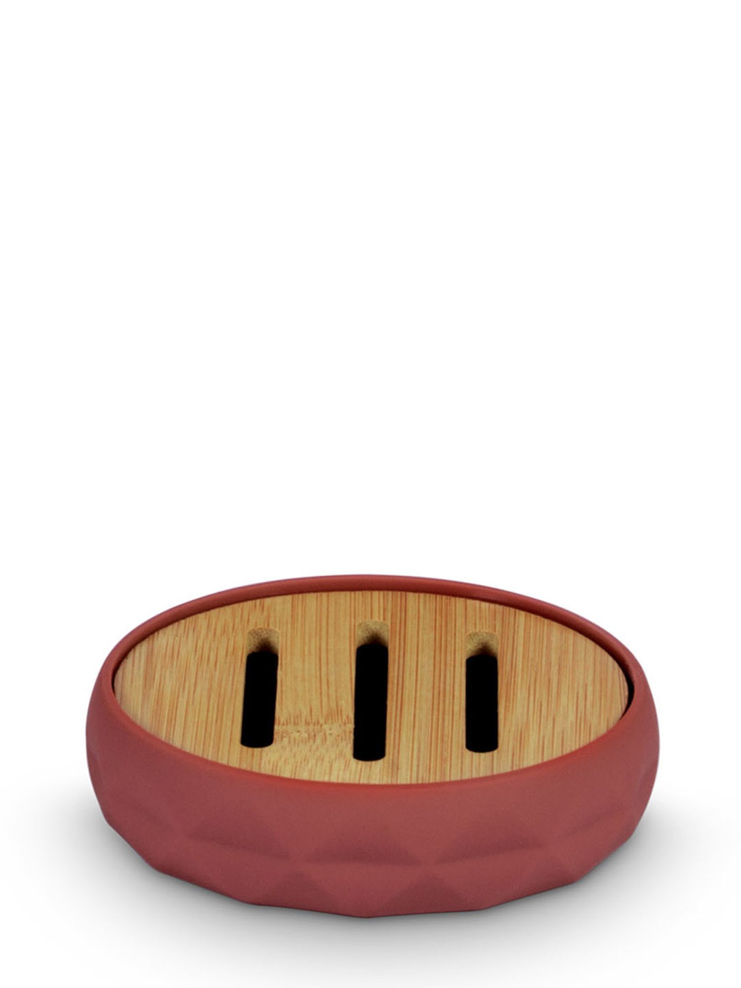 Freelance Red SAN material (Styrene Acrylonitrile) Set of 4 Bathroom Accessories