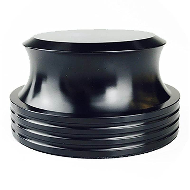 Vinyl Record Weight LP Stabilizer Turntable Clamp by 15oz HiFi Premium Aluminum Audiophile Grade Vibration Reducer with Soft Base Pad for Optimal Audio and Performance of your R Player