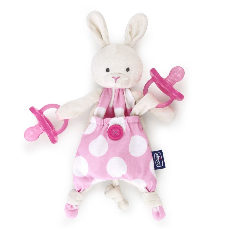 Chicco Pocket Buddies Pacifier Holder - Pink