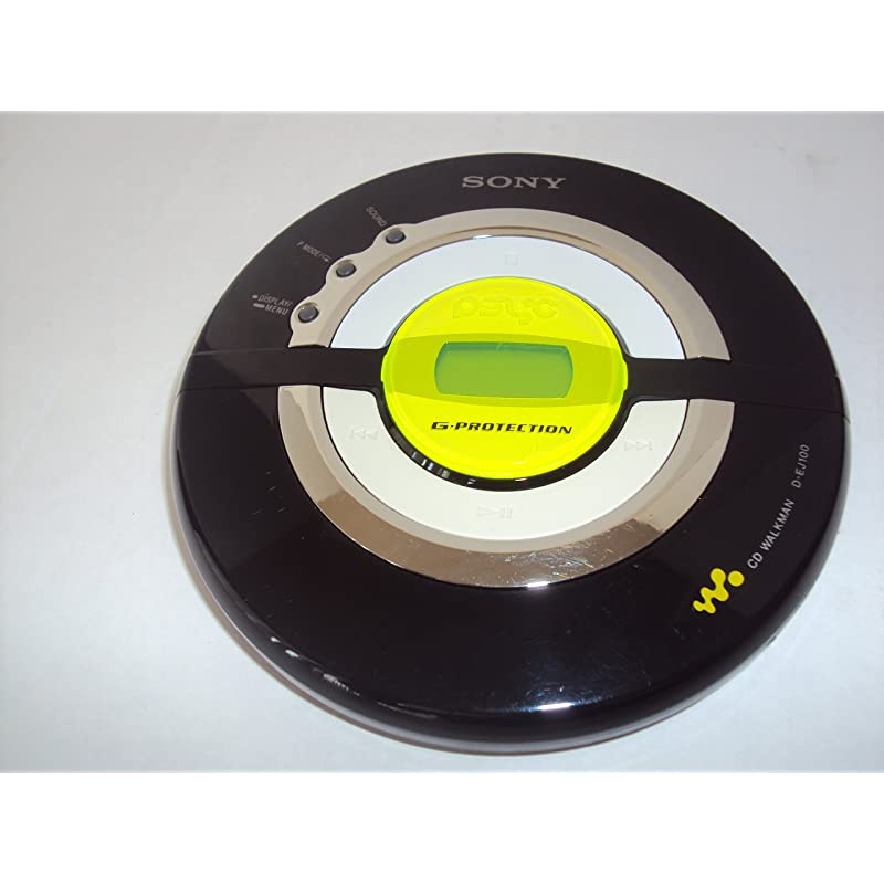 Portable CD Player HOTT Walkman CD Player LCD Display Anti-Skip Protection Shockproof Function Only Support 5 Formats CD CD-R CD-RW MP3 CD-DA WMA Audio Files Silver