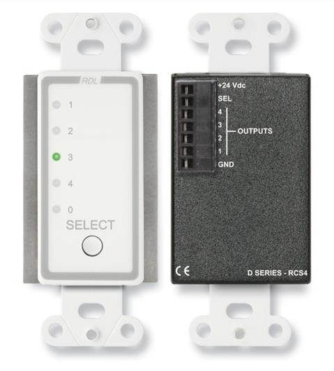 Remote Channel Selector - 4 Channels - controls RU-ASX4D/R