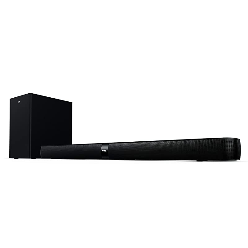 75S425 75 Inch 4K UHD Smart Roku TV 2019 and Alto 7+ 21 Channel Home Theater Sound Bar with Wireless Subwoofer TS7010 36 Black