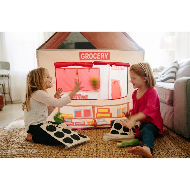 Pacific Play Tents 2 in 1 Lil' Grocery Store And Puppet Theater House Tent 50" x 40"