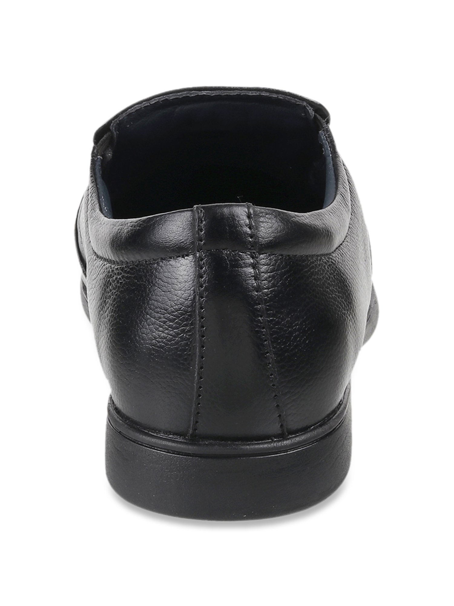 Metro Men's Charcoal Black Formal Moccasins
