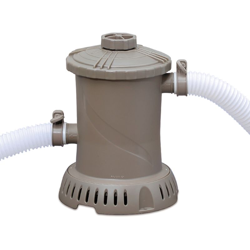 Summer Waves 14ft x 36in Quick Set Above Ground Inflatable Outdoor Swimming Pool with Filter Pump, Ladder, and Filter Cartridge