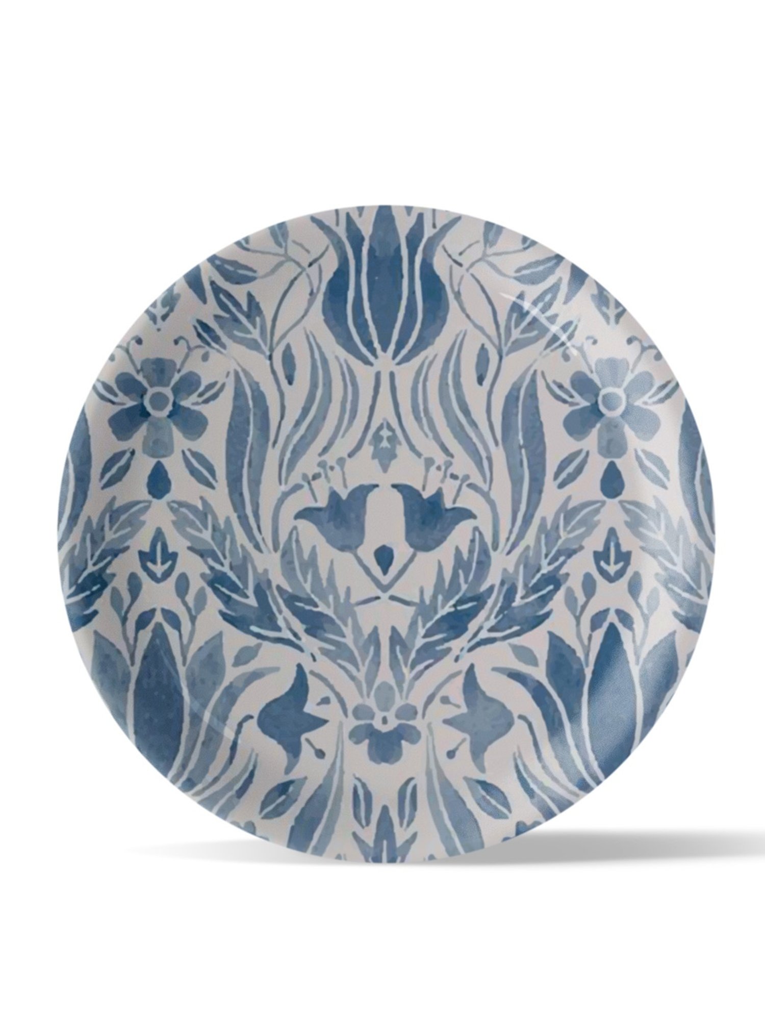 Nestroots Indigo Classic Multicolor Porcelain Wall Plate
