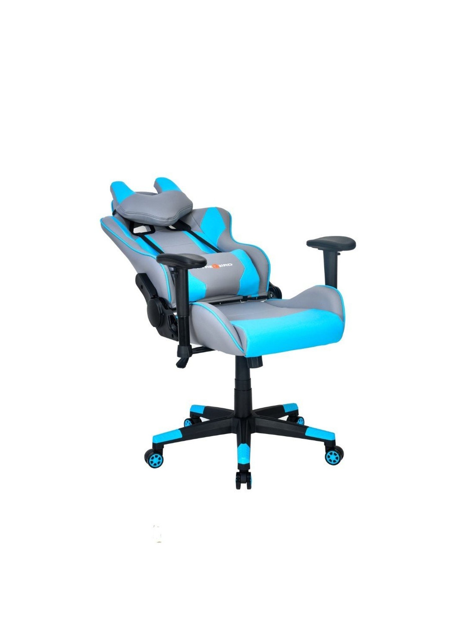 Nilkamal Athena Grey & Turquoise Leather Gaming Chair